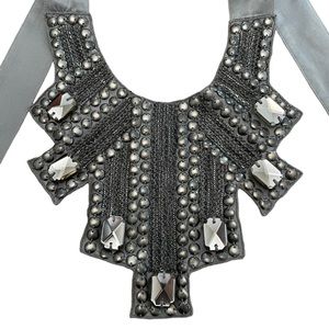 Haute Hippie Silver Statement Necklace